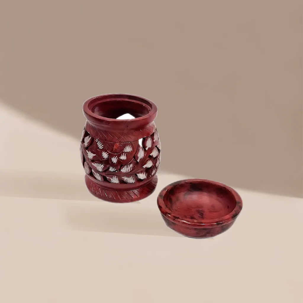 Ceramic Wax Melt Warmer Red Brick