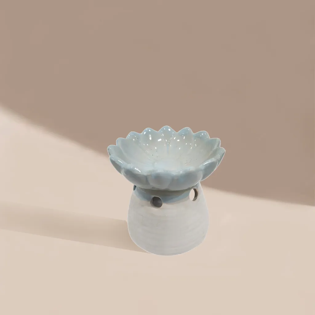 Ceramic Wax Melt Warmer Light Blue