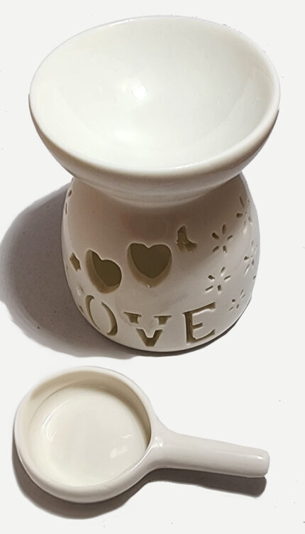 White (love Word) Stars (2 Pcs, Spoon)